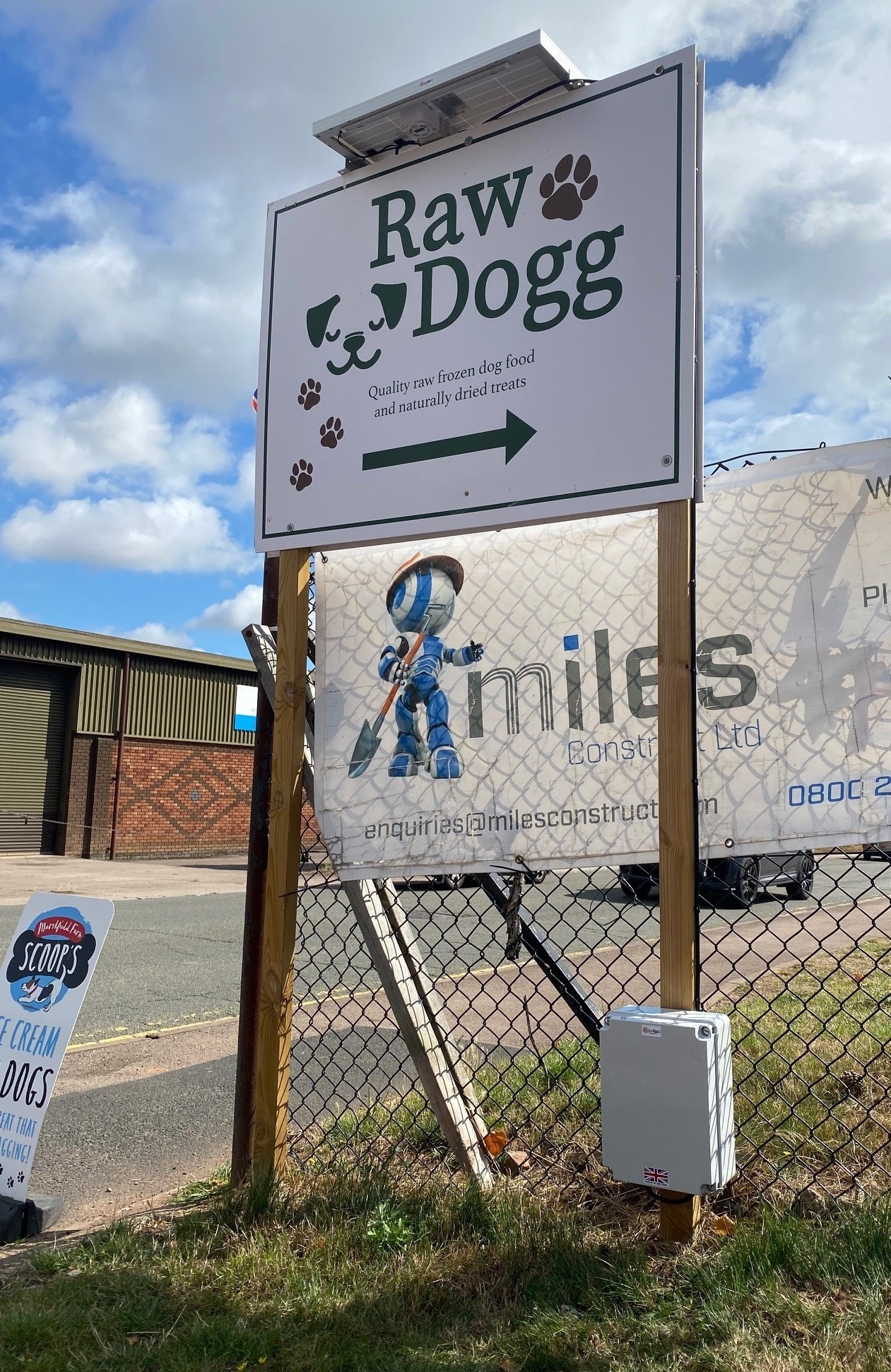 Solar Panel installation in a field