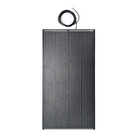 SolarGo2 200W Semi-Flexi Solar Panel Black Rear Exit